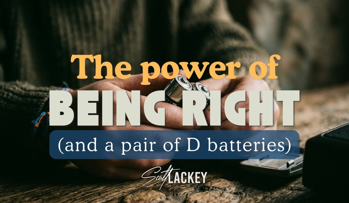 featured blog image 15 power of being right